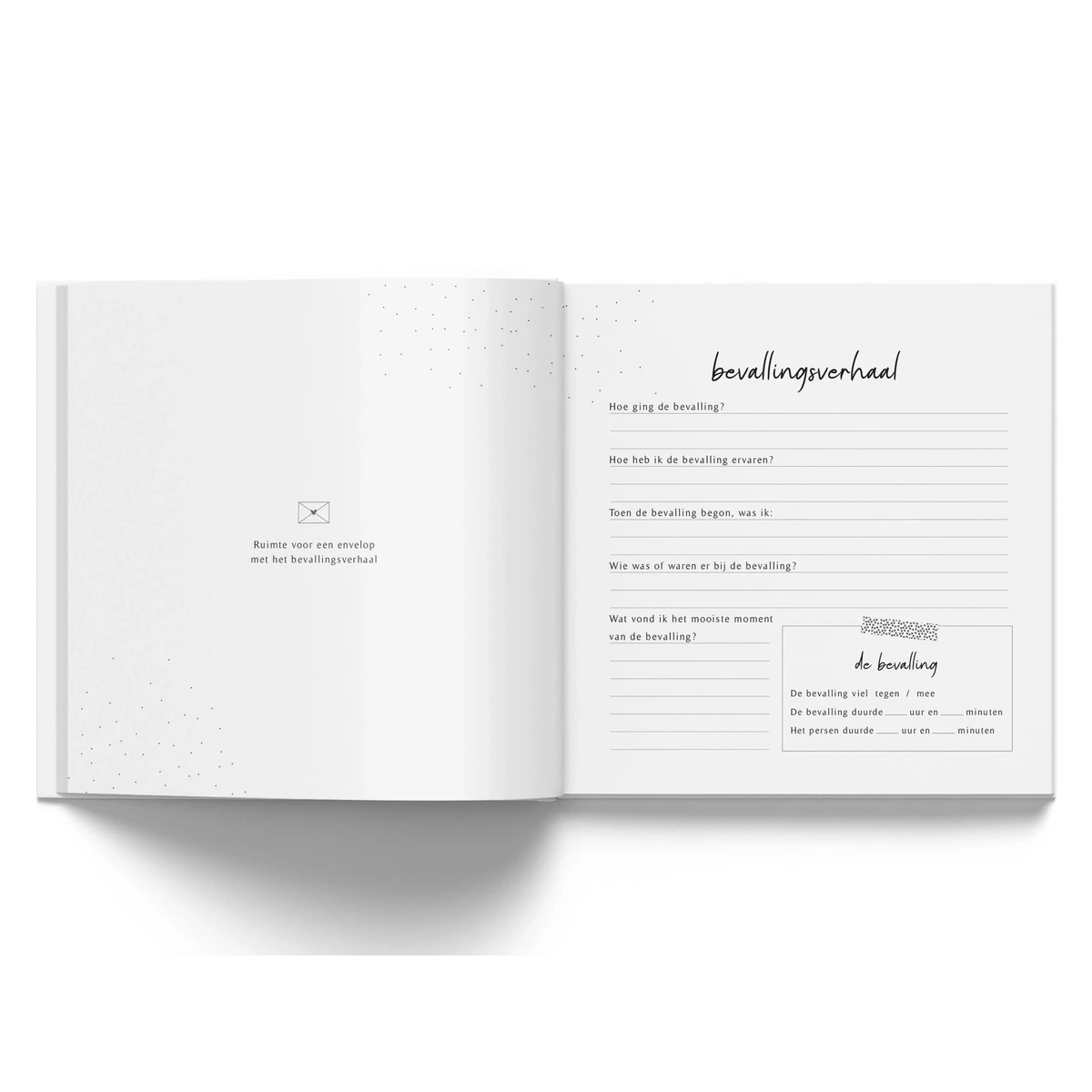 Invulboek 'Mijn Zwangerschap' - Beige Linnen