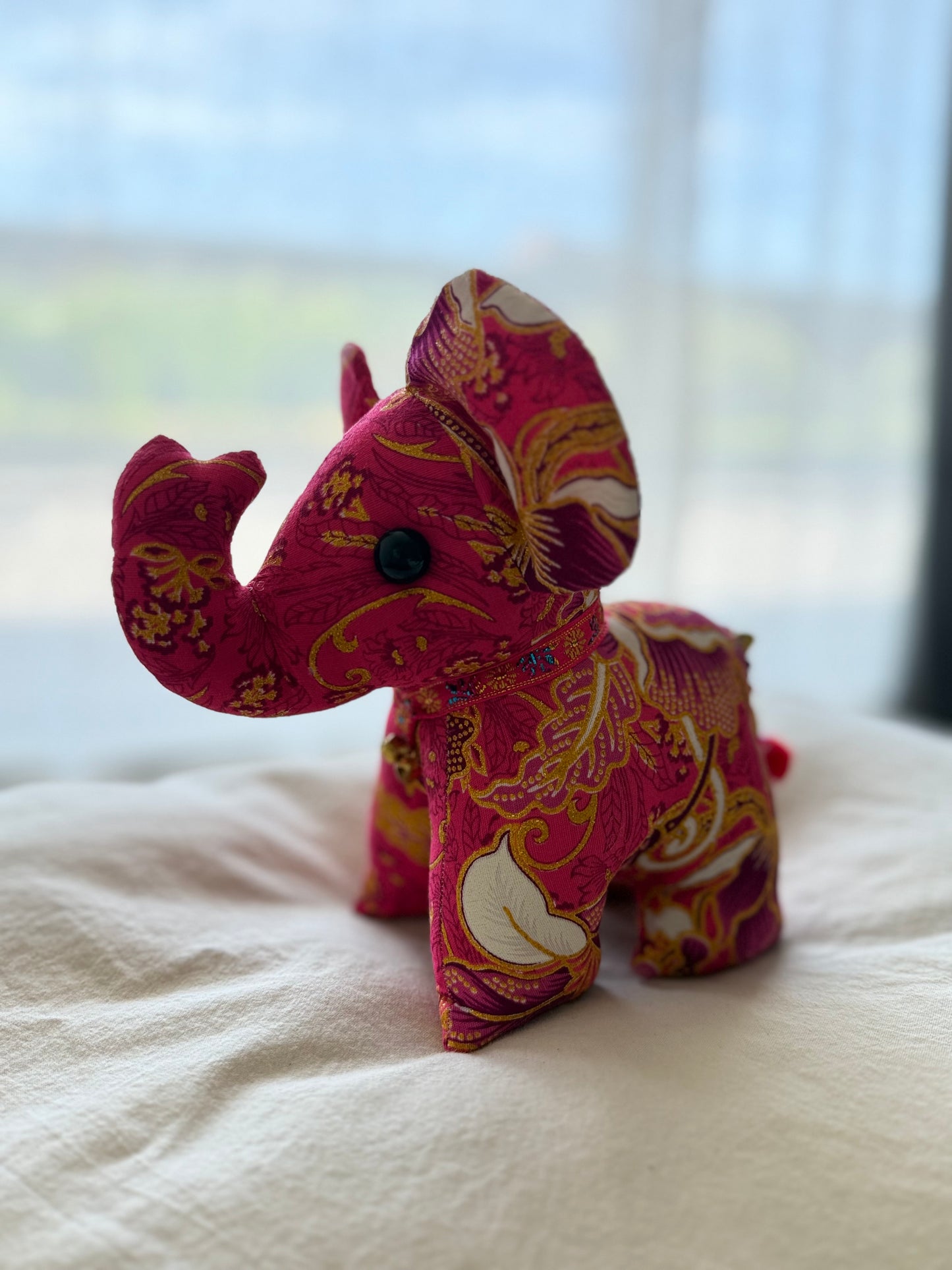 Batik Olifant | Groot | Roze
