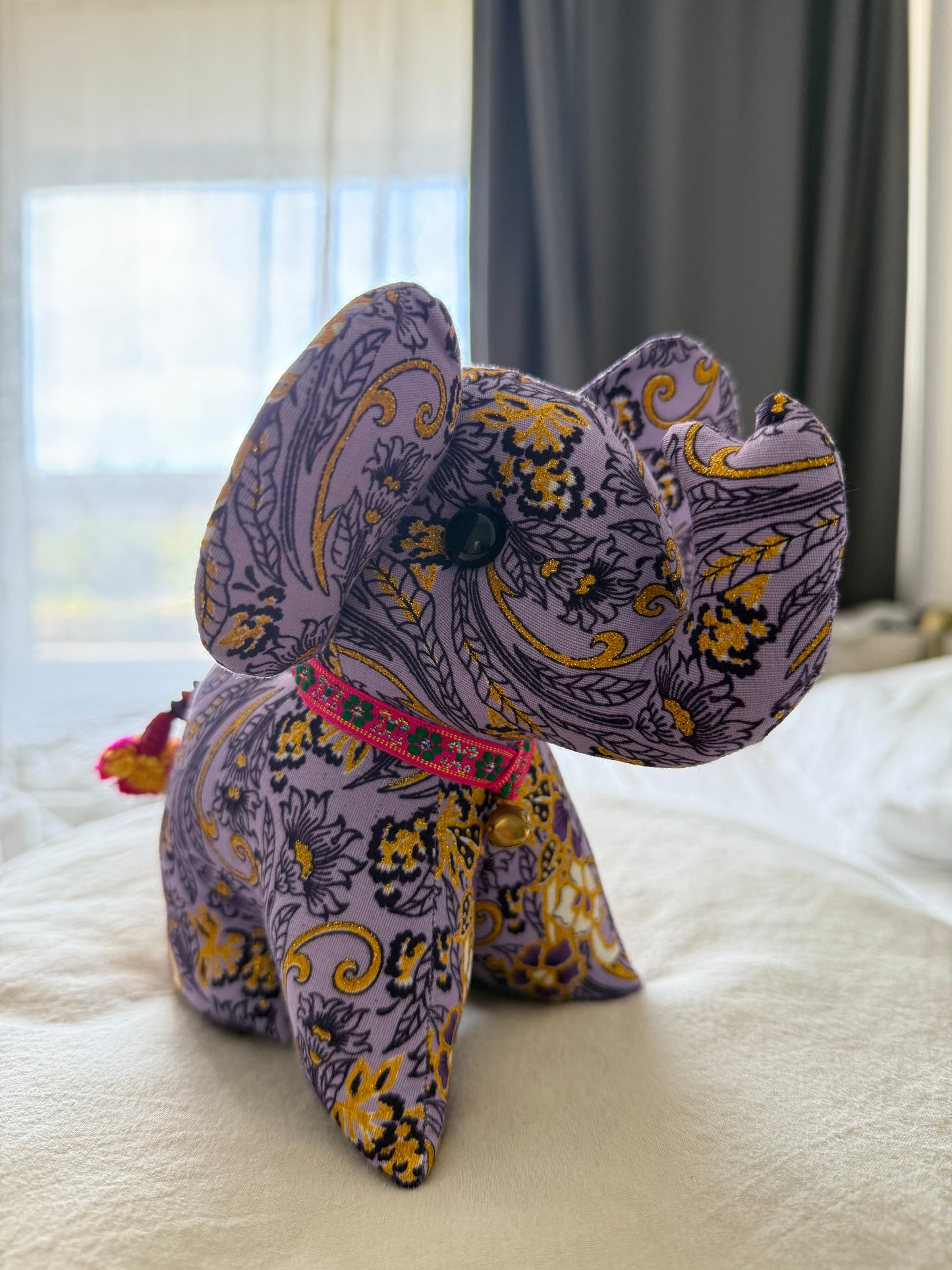Batik Olifant | Groot | Lila