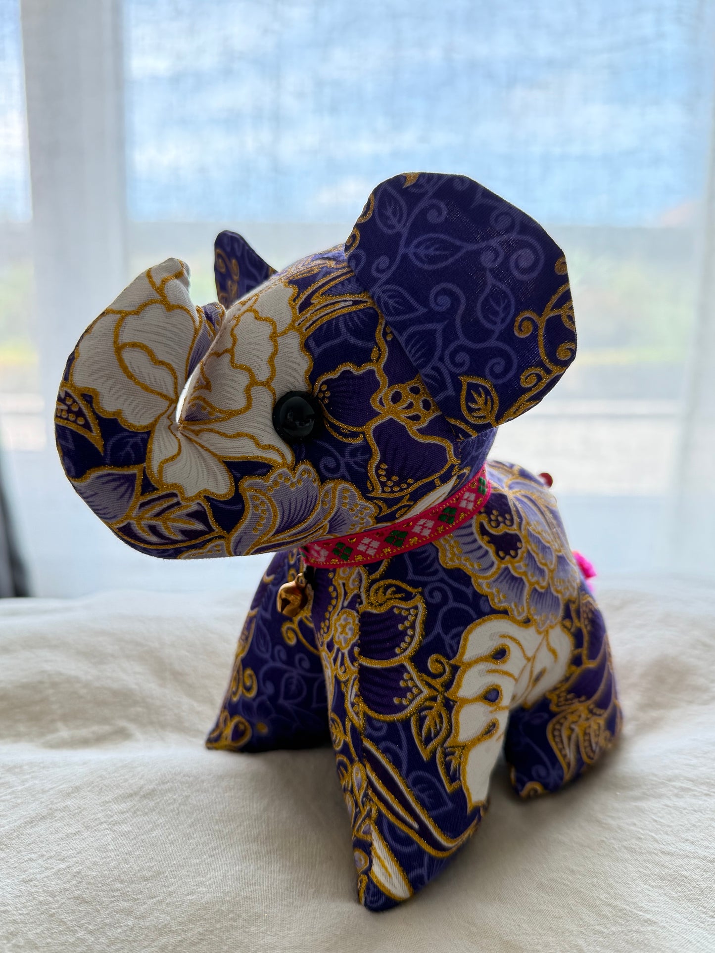 Batik Olifant | Groot | Paars