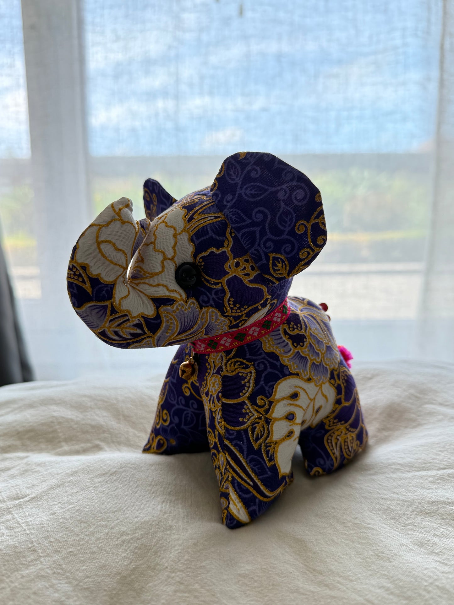 Batik Olifant | Groot | Paars