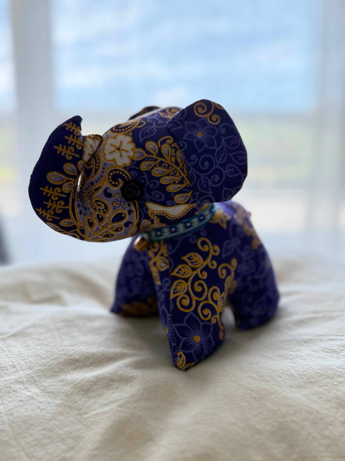 Batik Olifant | Groot | Paars