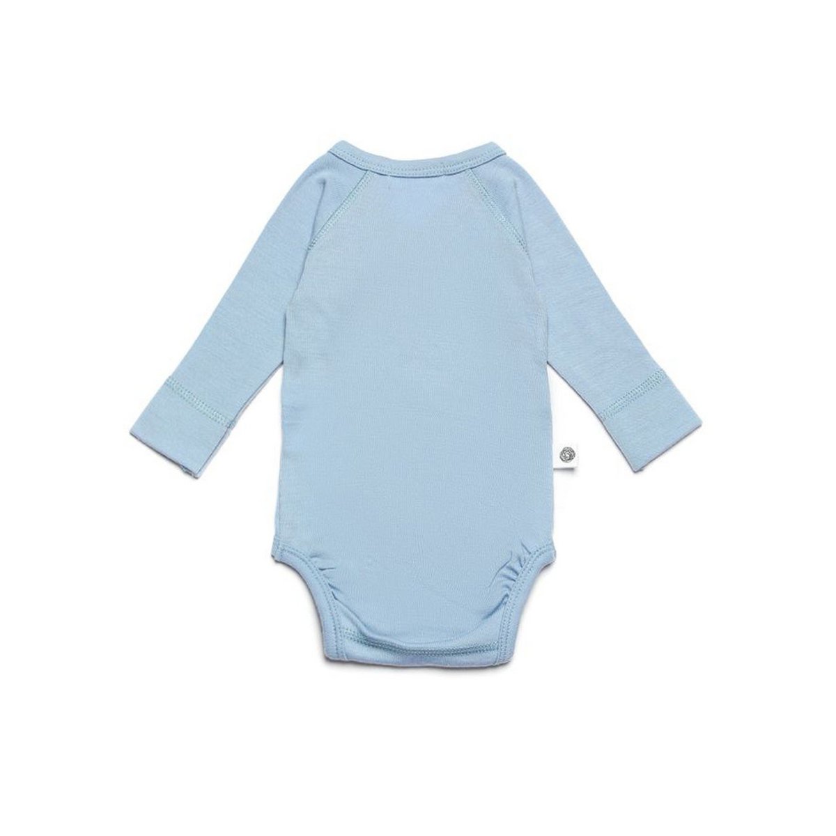 Merino wollen Overslagromper | Blue Fog