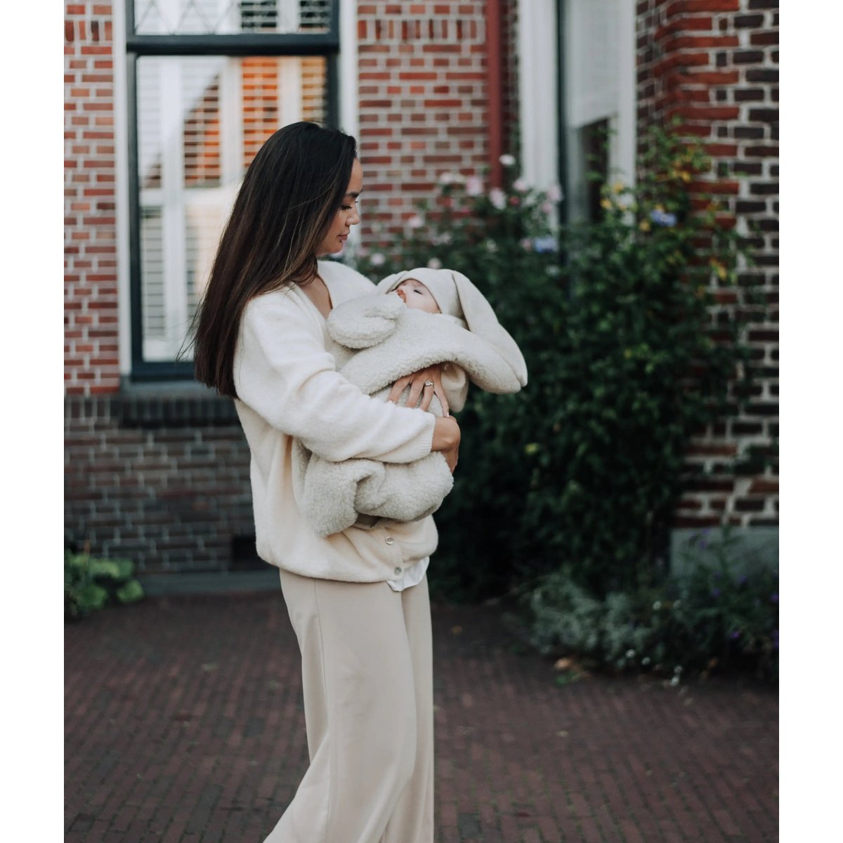 Wikkeldeken Merino Wol - Beige