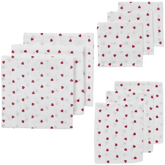 Startersset 9-pack Hydrofiel - Hartjes