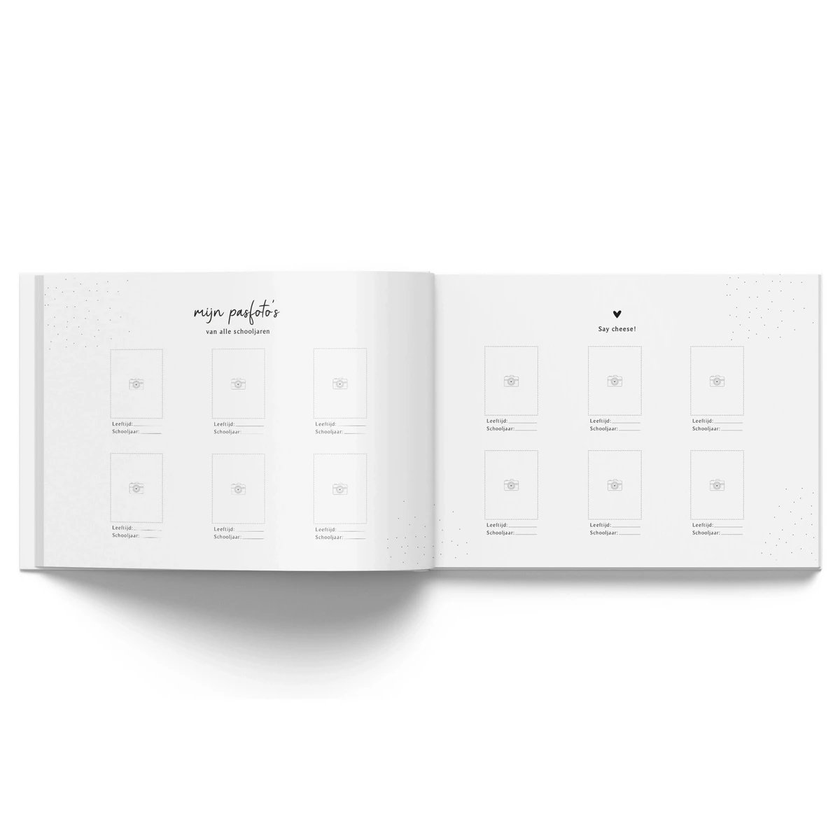 Invulboek 'Mijn Schoolfoto's' - Beige Linnen