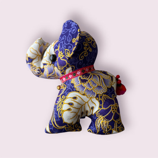 Batik Olifant | Groot | Paars