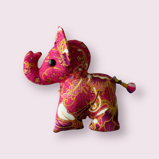 Batik Olifant | Groot | Roze