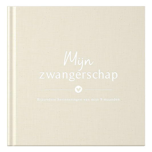 Invulboek 'Mijn Zwangerschap' - Beige Linnen