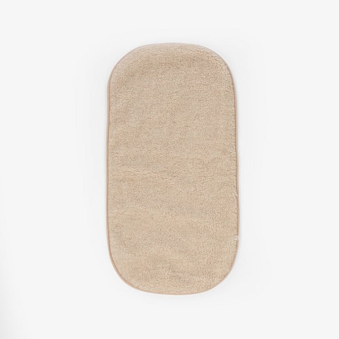 Onderlegger Wieg/Kinderwagen Merino Wol - Beige