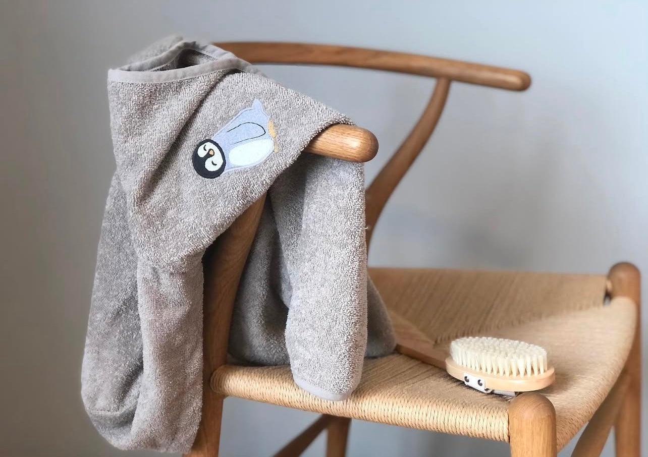 Badponcho 50x50 - Pinguïn