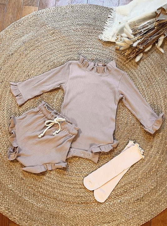 Babysetje Lila - Romper & Broekje