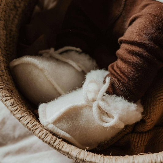 Babyslofjes Merino Wol
