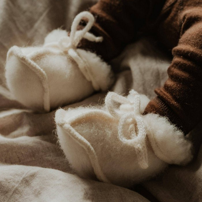 Babyslofjes Merino Wol
